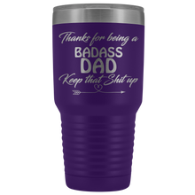 Badass Dad 30oz tumbler
