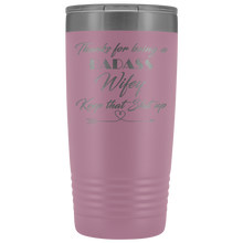 Badass Wifey 20oz Travel Mug