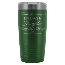 Badass Daughter 20oz Travel Mug