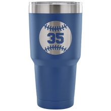 Baseball 30oz Tumbler with custom number