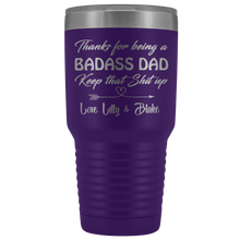 Badass Dad 30oz Love Lilly & Blake