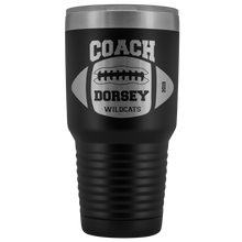 Football Coach Dorsey Wildcats 30oz