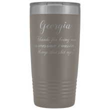 Georgia Thanks for being an awesome cousin.