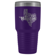 Texas Word Art 30oz