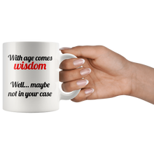 With age comes wisdom