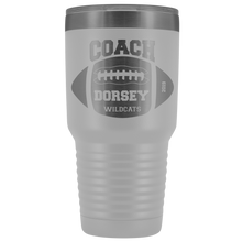Football Coach Dorsey Wildcats 30oz