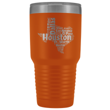 Texas Word Art 30oz