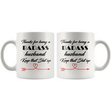 Badass husband 11 oz coffee mug