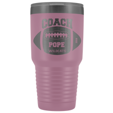 Football Coach Pope Wildcats 30oz