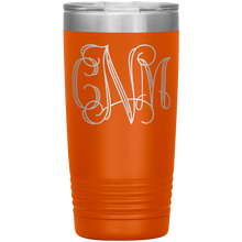 Monogram engraved cNm 20oz