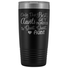 Only the best aunts get promoted to great great aunt
