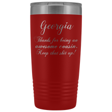 Georgia Thanks for being an awesome cousin.