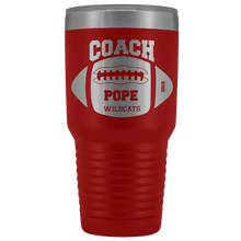 Football Coach Pope Wildcats 30oz
