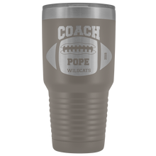 Football Coach Pope Wildcats 30oz