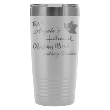 This is my Hallmark Christmas Movie Watching custom name Tumbler 20oz